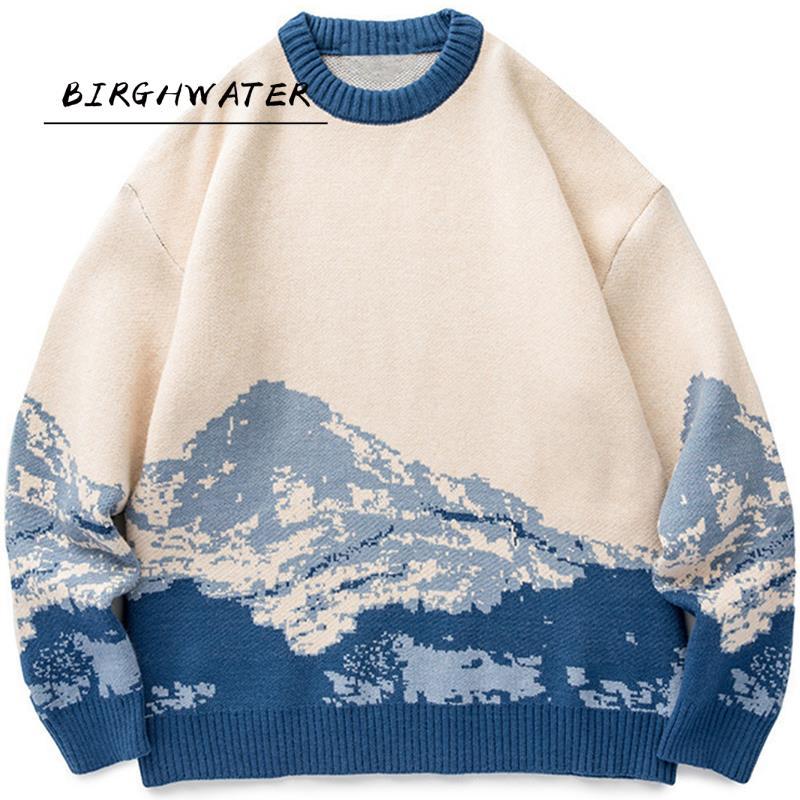 Men's Sweaters Men Hip Hop Streetwear Harajuku Sweater Vintage Japanese Style Snow Mountain Knitted Winter Casual Pullover Knitwear, White;black
Men's Sweaters Men Hip Hop Streetwear Harajuku Sweater Vintage Japanese Style Snow Mountain Knitted Winter Casual Pullover Knitwear, White;black
