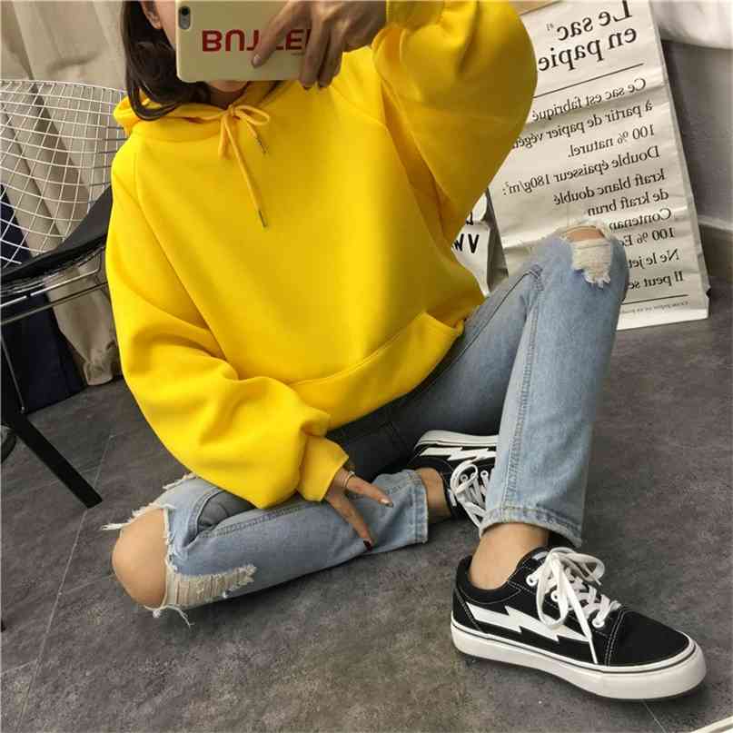 Sweatshirts Women Pink Women's Gown With A Hood Hoodies Ladies Long Sleeve Casual Hooded Pullover Clothes Sweatshirt 210607, Yellow
Sweatshirts Women Pink Women's Gown With A Hood Hoodies Ladies Long Sleeve Casual Hooded Pullover Clothes Sweatshirt 210607, Yellow