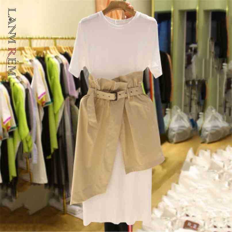 Summer Fashion Dress Round Neck Korean Style Two Piece Set Mid Length Dresses Female Large Size Clothing 2D1646 210526, Black
Summer Fashion Dress Round Neck Korean Style Two Piece Set Mid Length Dresses Female Large Size Clothing 2D1646 210526, Black