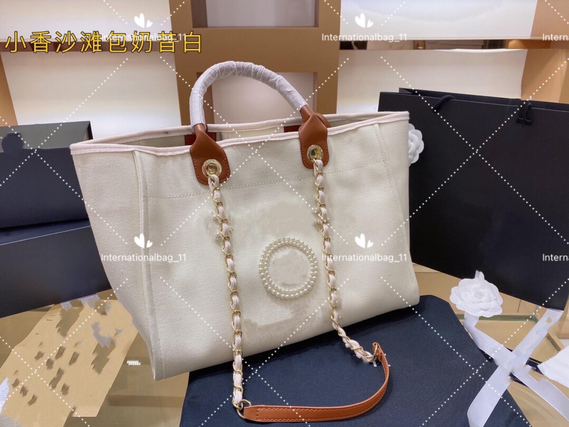 7a Women Luxury Handbags Designer pearl Beach Bag Top Quality Fashion Purse Shoulder Large Tote With Chain Canvas Shopping Bags
7a Women Luxury Handbags Designer pearl Beach Bag Top Quality Fashion Purse Shoulder Large Tote With Chain Canvas Shopping Bags