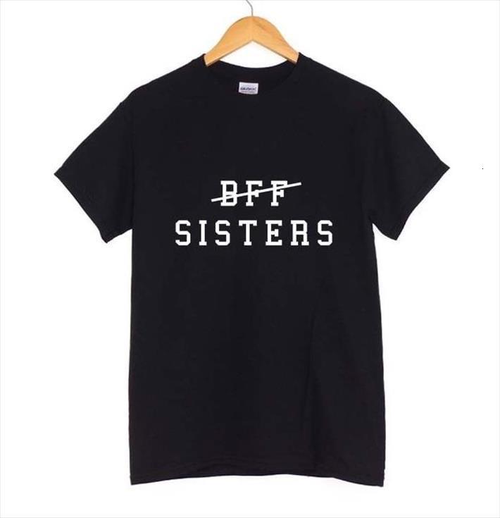 bff sisters letters print men tshirts cotton casual funny for lady hipster black white gray drop ship, White;black
bff sisters letters print men tshirts cotton casual funny for lady hipster black white gray drop ship, White;black