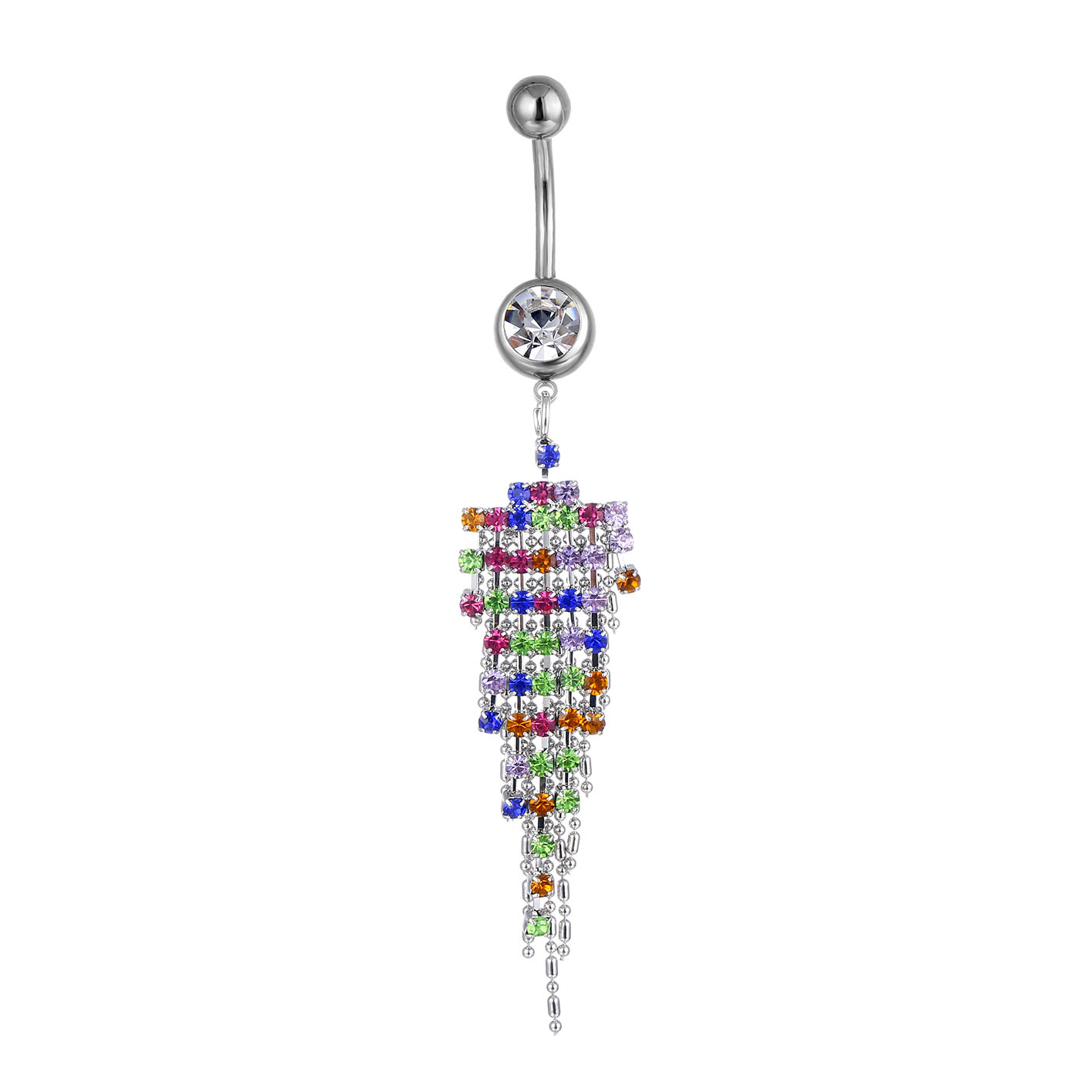 D0038( 2 colors ) Nice style belly ring Clear color as imaged piercing body jewlery navel belly ring body jewelry
D0038( 2 colors ) Nice style belly ring Clear color as imaged piercing body jewlery navel belly ring body jewelry