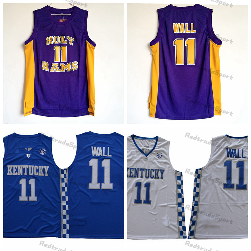 Mens Vintage John Wall #11 Holy High School Basketball Jerseys Purple Jersey Kentucky Wildcats College Stitched Shirts S-XXXL, Blue
Mens Vintage John Wall #11 Holy High School Basketball Jerseys Purple Jersey Kentucky Wildcats College Stitched Shirts S-XXXL, Blue