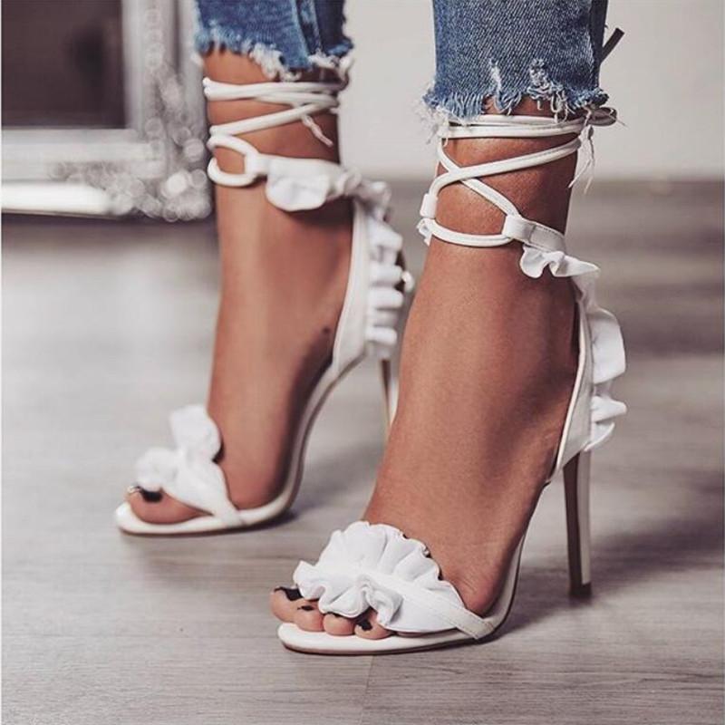 Sandals 2021 Sexy Women Pumps Bridal Shoes Woman High Heels Floral White Lace Up Peep Toe Ladies Classic
Sandals 2021 Sexy Women Pumps Bridal Shoes Woman High Heels Floral White Lace Up Peep Toe Ladies Classic