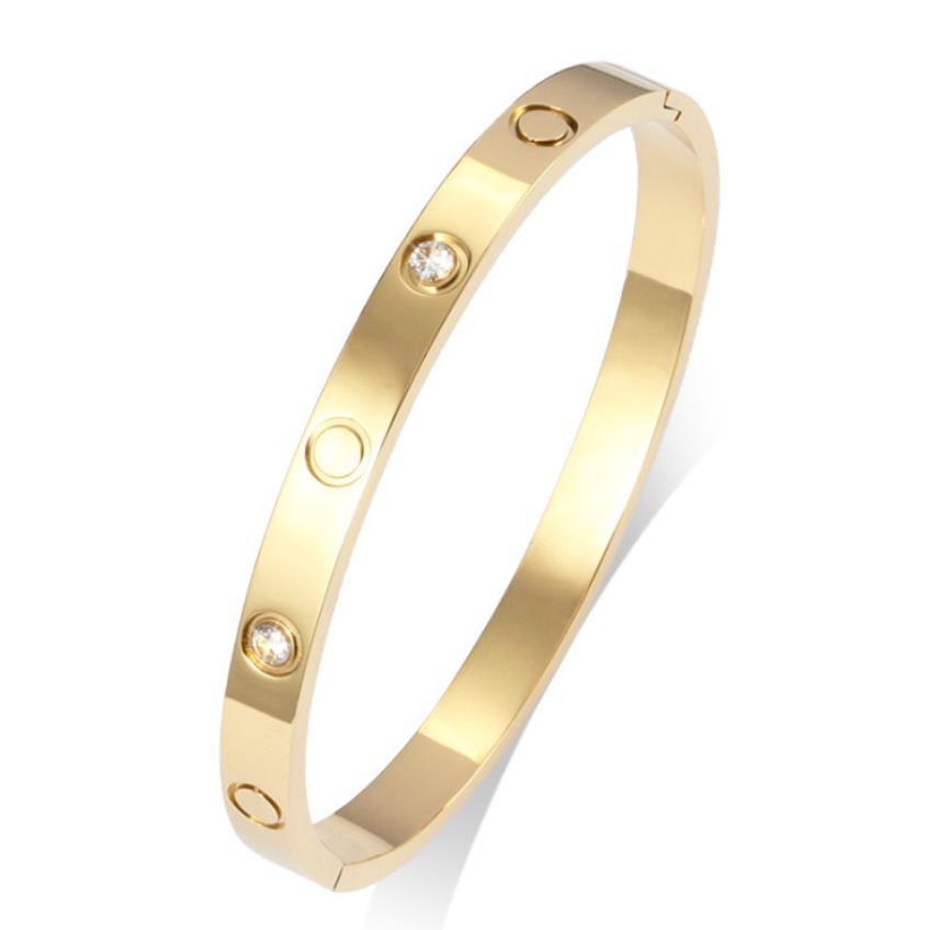 Diamond Bangle Bracelets for Women Titanium Steel Never Fade Vintage Style Design Wedding Party Bracelet
Diamond Bangle Bracelets for Women Titanium Steel Never Fade Vintage Style Design Wedding Party Bracelet