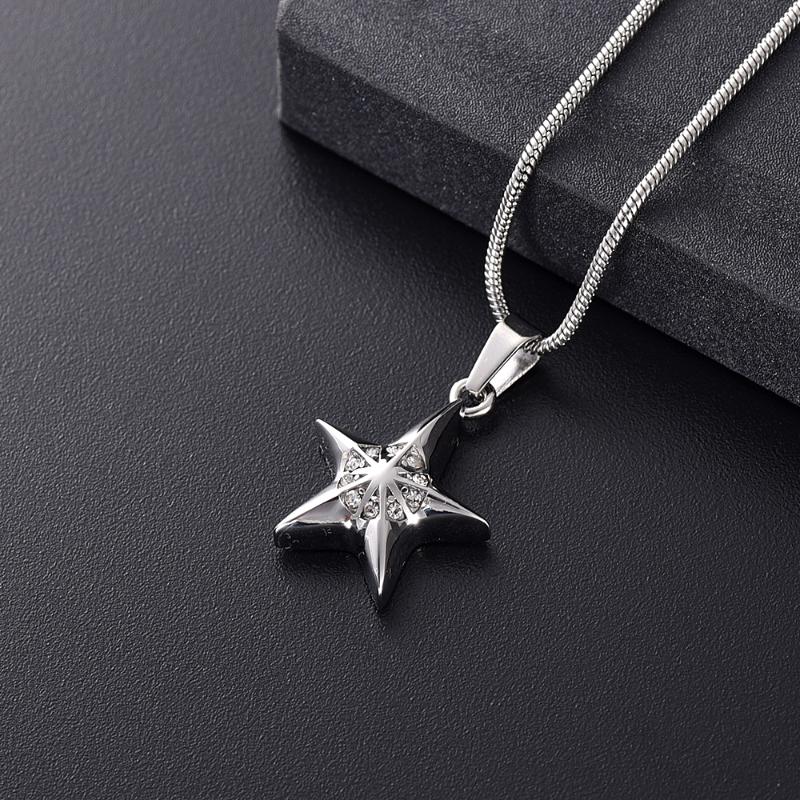 Pendant Necklaces XWJ10927 Inlay Crystals Mini Star Shape Kids Cremation With Screw To Hold Ashes Keepsake Jewelry Stainless Steel
Pendant Necklaces XWJ10927 Inlay Crystals Mini Star Shape Kids Cremation With Screw To Hold Ashes Keepsake Jewelry Stainless Steel
