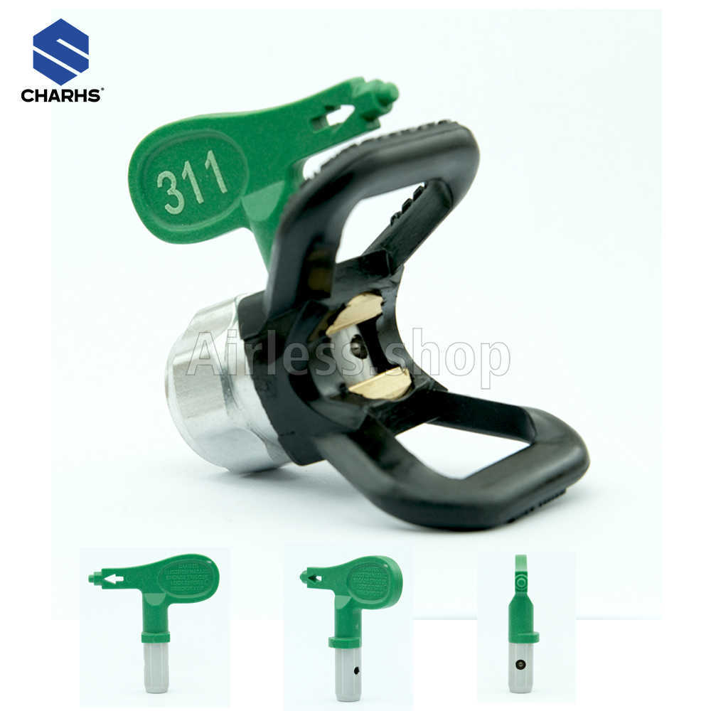 CHARHS Airless Airbrush Tips& Tip guard 515/517/519/615/617 use charhs nozzle holder sprayer gun HEA ProTip nozzle Tips guard 210719