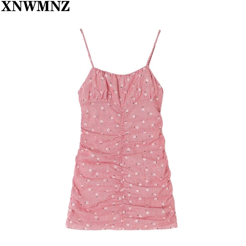 women' Vintage Pink Floral Print Ruched Party Dress France Back Zip Vestido Women Fashion Sleeveless sexy Mini Dresses 210520
women' Vintage Pink Floral Print Ruched Party Dress France Back Zip Vestido Women Fashion Sleeveless sexy Mini Dresses 210520