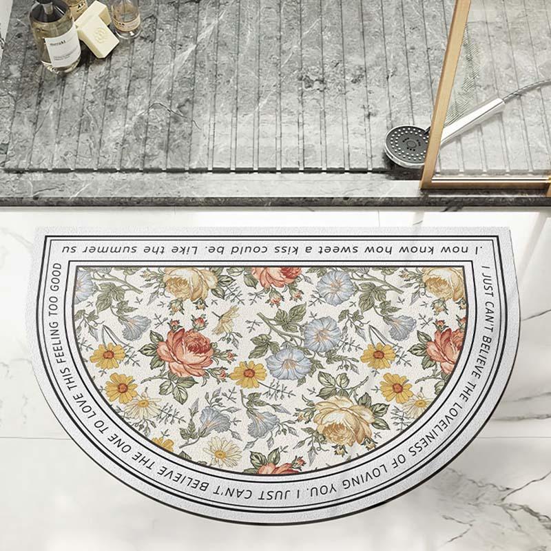 Bath Mats Nordic Floral Mat Water Absorb Soft Diatom Coze Fabric Shower Room Bathroom Carpet Rugs Anti Slip Marbling Printed Feet Pad
Bath Mats Nordic Floral Mat Water Absorb Soft Diatom Coze Fabric Shower Room Bathroom Carpet Rugs Anti Slip Marbling Printed Feet Pad