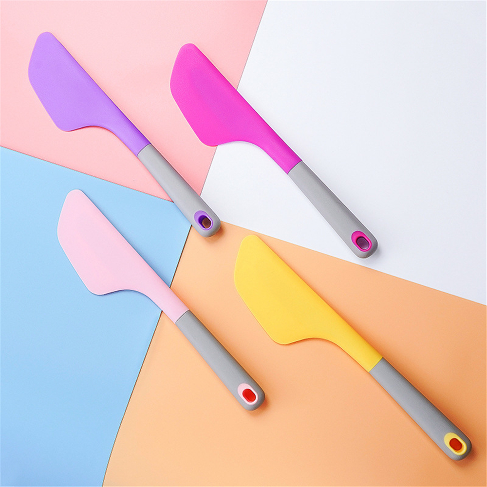 Large Silicone Cream Baking Scraper Pastry Tools Non Stick Butter Mixer Smoother Spreader Heat Resistant Spatula EEB5987 Free shipping