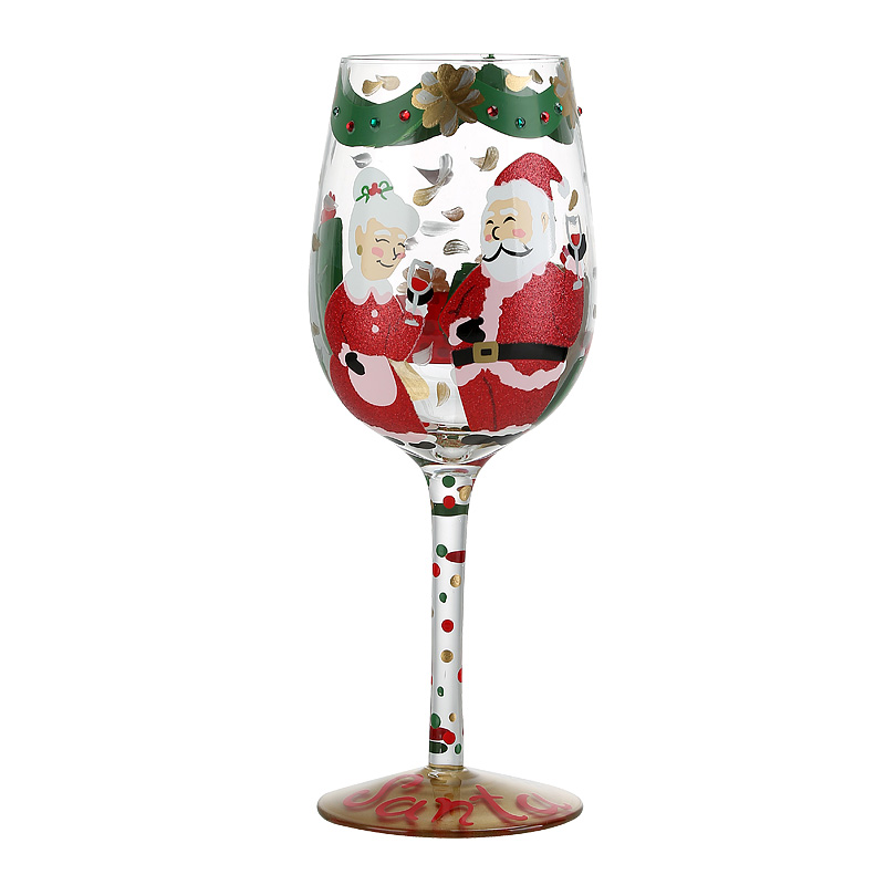 Limited Christmas Gift Wine Glasses Artificial Hand-Painted Santa Claus Unicorn Cup Painted Glass Crystal Wine Glass Goblet
Limited Christmas Gift Wine Glasses Artificial Hand-Painted Santa Claus Unicorn Cup Painted Glass Crystal Wine Glass Goblet
