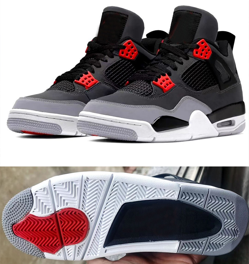 4 Infrared mens Basketball Shoes Starfish 4s Dark 23-Black-Cement Grey men outdoor Sports Sneakers Manila Running Trainers DH6927-061 With Box Thunder, 05
4 Infrared mens Basketball Shoes Starfish 4s Dark 23-Black-Cement Grey men outdoor Sports Sneakers Manila Running Trainers DH6927-061 With Box Thunder, 05