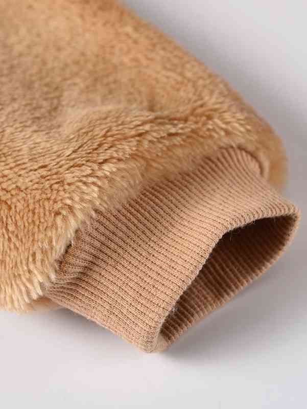 Baby Boy Cartoon 3D Ear Patched Hooded Jumpsuit SHE