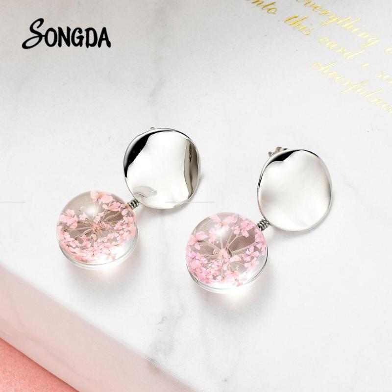 Dangle & Chandelier Creative Dried Flowers Assimetric Earrings For Women Plant Dry Cherry Blossoms Glass Ball Pressed Flower Earings Jewelry
Dangle & Chandelier Creative Dried Flowers Assimetric Earrings For Women Plant Dry Cherry Blossoms Glass Ball Pressed Flower Earings Jewelry
