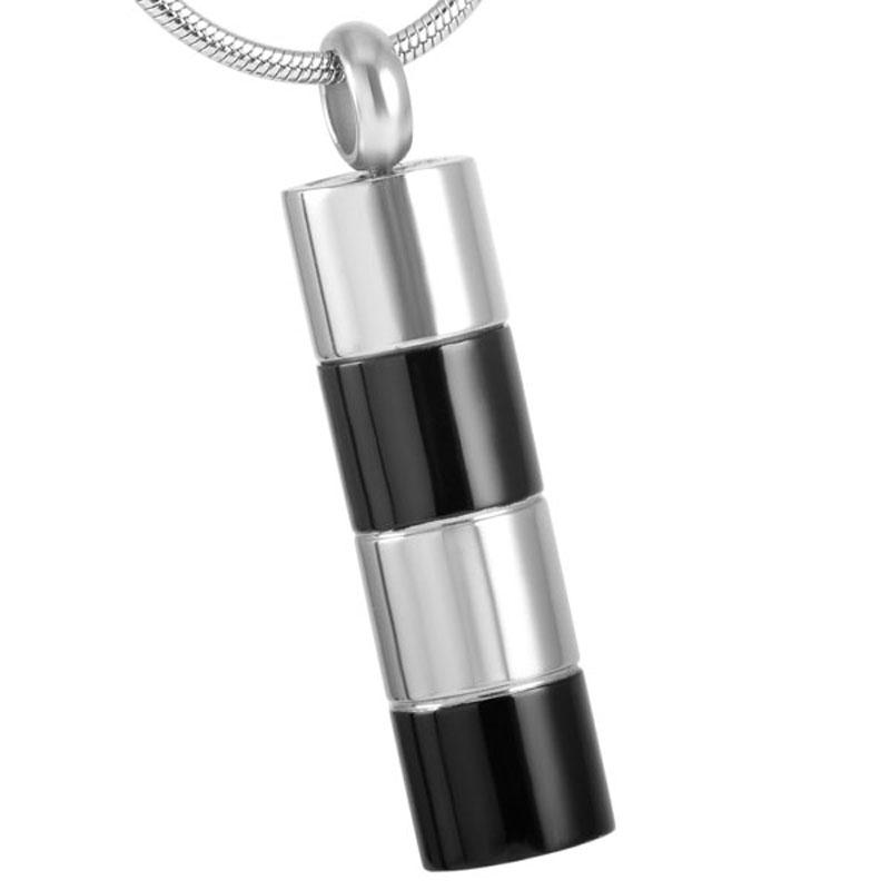 Pendant Necklaces GG78-47 Silver And Black Color Tube Cremation Hold More Ashes Of Your Loved One Stainless Steel Jewelry
Pendant Necklaces GG78-47 Silver And Black Color Tube Cremation Hold More Ashes Of Your Loved One Stainless Steel Jewelry