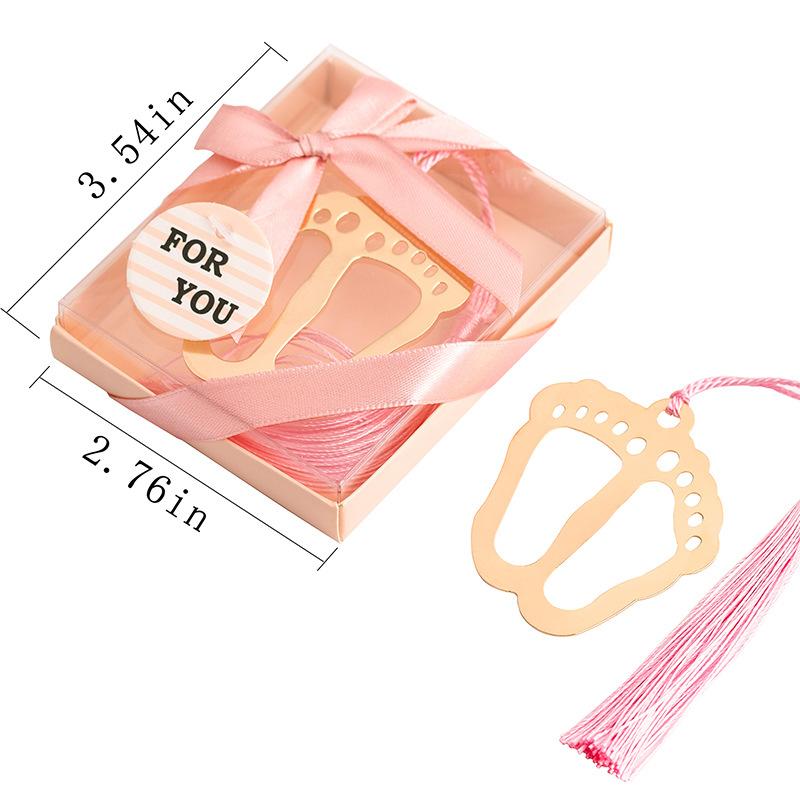 Baby Foot Design Metal Bookmark For Baby Shower Baptism Favor Birthday Gift Party Return Souvenirs
Baby Foot Design Metal Bookmark For Baby Shower Baptism Favor Birthday Gift Party Return Souvenirs
