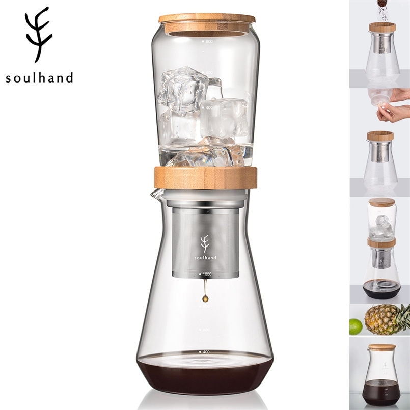 800ml Ice Drip Coffee Pot Maker Filter Glass Percolators Espresso Kitchen Barista Dripper Cold Brew s Brewer 210908
800ml Ice Drip Coffee Pot Maker Filter Glass Percolators Espresso Kitchen Barista Dripper Cold Brew s Brewer 210908