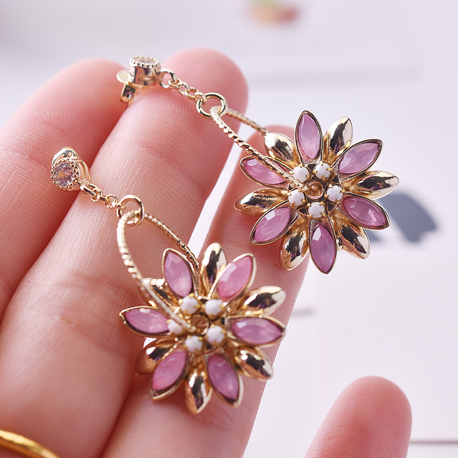 14K Gold Str Errings for Women Orecchini Fine Bizuteri Gemstone bijoux femme Kolczyki 14K Gold Drop Erring oorbellen Jewelry
14K Gold Str Errings for Women Orecchini Fine Bizuteri Gemstone bijoux femme Kolczyki 14K Gold Drop Erring oorbellen Jewelry