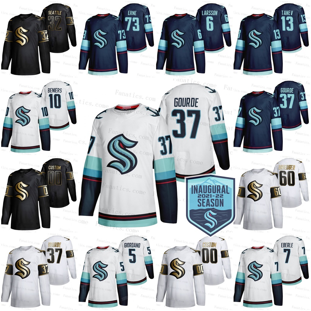 Yanni Gourde Seattle Kraken 2021-22 Temporada Inaugural Jersey Mark Giordano Brandon Tanev Eberle Matthew Beniers Colin Blackwell Jeremy Lau, Black;red
Yanni Gourde Seattle Kraken 2021-22 Temporada Inaugural Jersey Mark Giordano Brandon Tanev Eberle Matthew Beniers Colin Blackwell Jeremy Lau, Black;red
