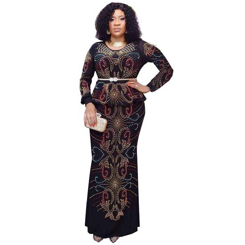Ethnic Clothing Style African Maxi Dress Women Dashiki Autumn Long Sleeve Drilling Robe Fashion Evening Party Dresses For
Ethnic Clothing Style African Maxi Dress Women Dashiki Autumn Long Sleeve Drilling Robe Fashion Evening Party Dresses For