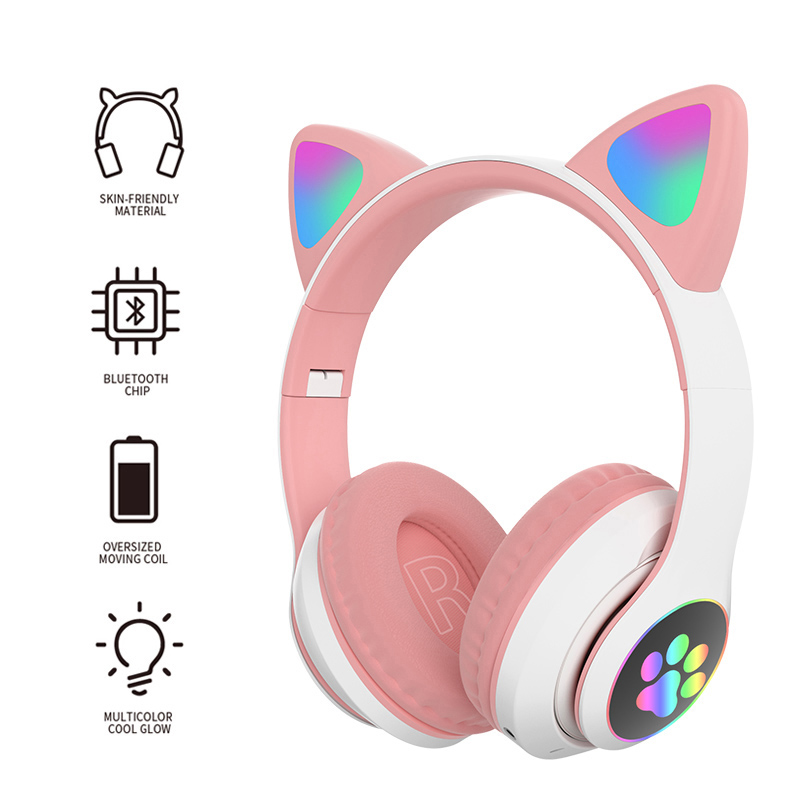 Spain local warehouse cute cat ears kid Wireless headphones with mic & LED Bluetooth cartoon girls music helmet Fast Shipping
Spain local warehouse cute cat ears kid Wireless headphones with mic & LED Bluetooth cartoon girls music helmet Fast Shipping
