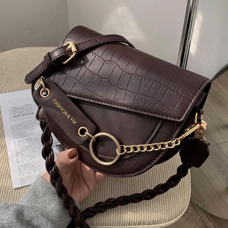 Evening Bags Women's Shoulder Bag Saddle Diamond Lattice Luxury Leather Solid Color Crossbody Handbags Wholesale 2021 Fashion Female
Evening Bags Women's Shoulder Bag Saddle Diamond Lattice Luxury Leather Solid Color Crossbody Handbags Wholesale 2021 Fashion Female