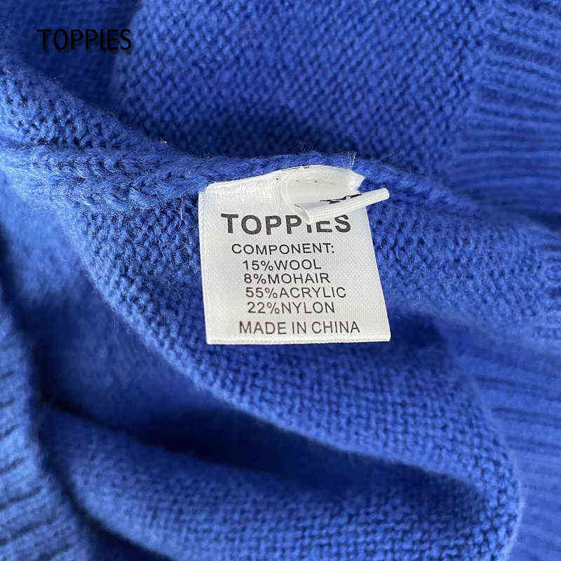 Toppies Autumn Winter women fashion Sweater 15% wool Green turtleneck sweater Knitted Tops Korean Winter Clothes 211109