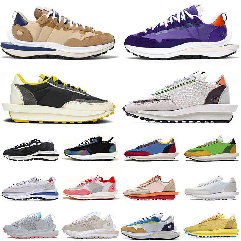 Mens Women Sacai x LDV LDWaffle Vaporwaffle Daybreak Running Shoes Summit White Black Nylon Wolf Grey Platform Trainers Sports Sneakers Size 36-45, D31 pine green 36-45
Mens Women Sacai x LDV LDWaffle Vaporwaffle Daybreak Running Shoes Summit White Black Nylon Wolf Grey Platform Trainers Sports Sneakers Size 36-45, D31 pine green 36-45