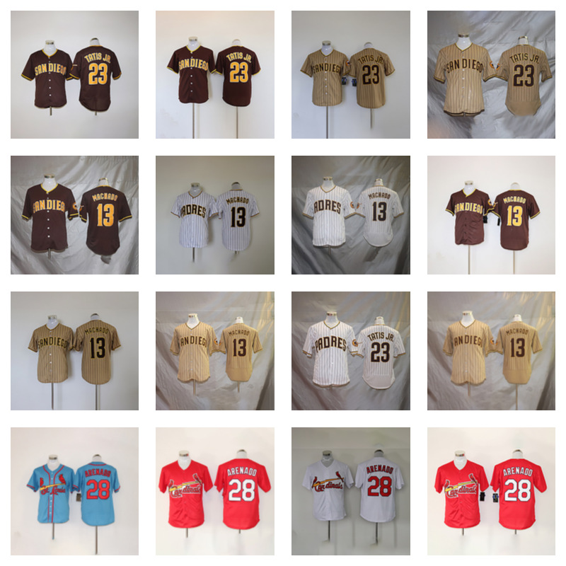 Baseball uniform 28 Nolan Arenado 22 Kershaw 23 Fernando Tatis Jr 13 Manny Machado, Blue;black
Baseball uniform 28 Nolan Arenado 22 Kershaw 23 Fernando Tatis Jr 13 Manny Machado, Blue;black