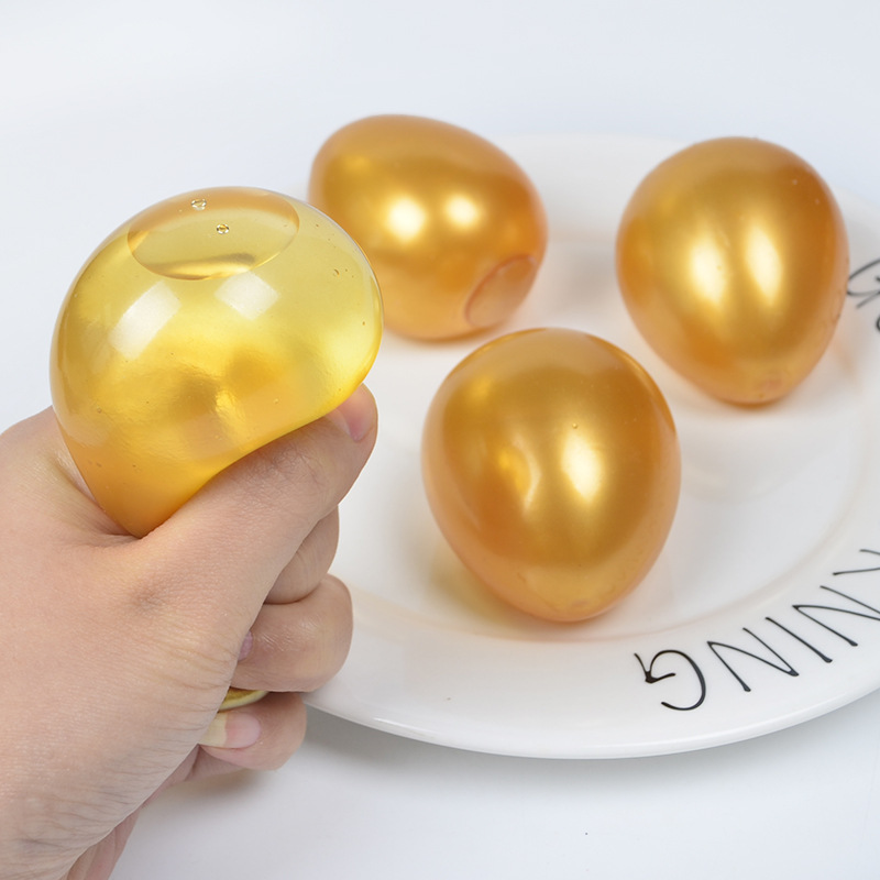 Squishy Egg Fidget Toy Simulation Eggs Splat Ball Anti Stress Venting Balls Funny Squeeze Toys Stress Relief Decompression Toys Anxiety Reliever