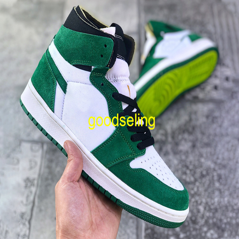 Hiigh Quality Mid Cut 1 1S Basketball Shoes CMFT"Stadium Green"Men Women Corduroy material and suede stitching Sneakers Outdoor Fa
Hiigh Quality Mid Cut 1 1S Basketball Shoes CMFT"Stadium Green"Men Women Corduroy material and suede stitching Sneakers Outdoor Fa