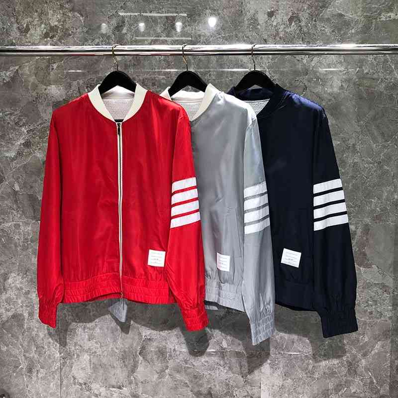 Dongguan original correct TB men's spring and autumn sports flight jacket trend handsome cardigan, Red
Dongguan original correct TB men's spring and autumn sports flight jacket trend handsome cardigan, Red