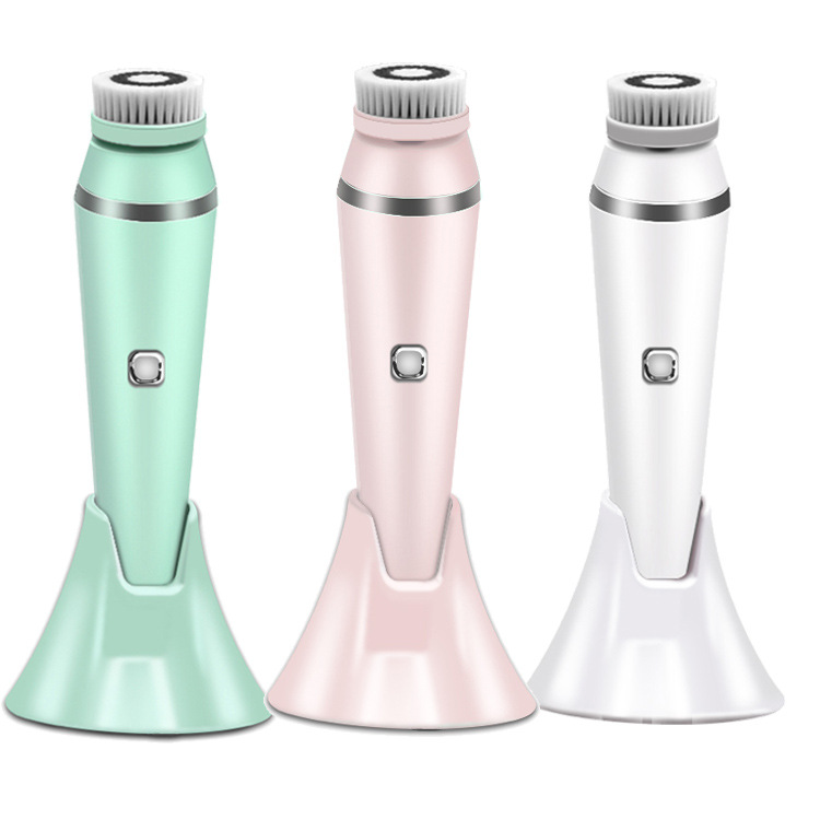 4 in 1 Electric Facial Cleansing Brush Rechargeable Face Massager Cleaner with Replacement Heads Skin Spa
4 in 1 Electric Facial Cleansing Brush Rechargeable Face Massager Cleaner with Replacement Heads Skin Spa