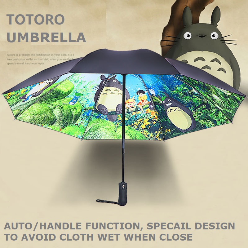 OUSSIRRO Ghibi Totoro Umbrea Sun Rain Umbrea Paraso Femae Pegabe Sombrias Paraguas Guarda Chuva Totoro Parapuie
OUSSIRRO Ghibi Totoro Umbrea Sun Rain Umbrea Paraso Femae Pegabe Sombrias Paraguas Guarda Chuva Totoro Parapuie