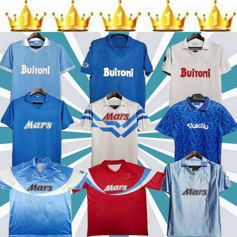 Maradona 1986 1987 1988 1999 Napoli Retro Soccer Jerseys vintage 87 88 89 91 93 Coppa Italia Naples classic Football shirts, Qq
Maradona 1986 1987 1988 1999 Napoli Retro Soccer Jerseys vintage 87 88 89 91 93 Coppa Italia Naples classic Football shirts, Qq