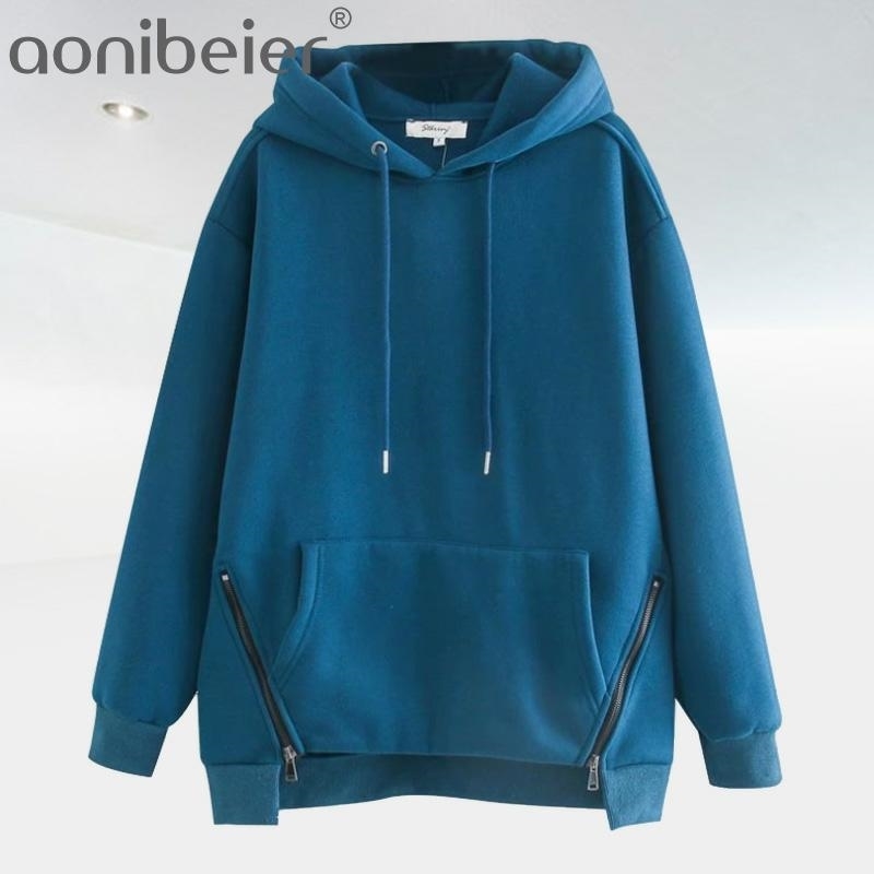 Women Loose Side Zippers Hooded Sweatshirt Ladies Winter Warm Thick Fleece Cotton Hoodies Jacket 210604, Dark grey
Women Loose Side Zippers Hooded Sweatshirt Ladies Winter Warm Thick Fleece Cotton Hoodies Jacket 210604, Dark grey