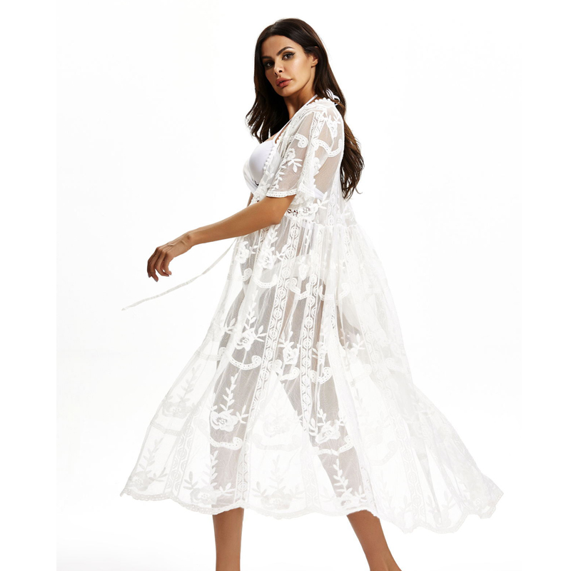 Fitshinling Bohemian Long Lace Beach Cover Up Kimono Swimwear Transparent Sexy Hot Cardigan Holiday Bikini White Outing Sale New
Fitshinling Bohemian Long Lace Beach Cover Up Kimono Swimwear Transparent Sexy Hot Cardigan Holiday Bikini White Outing Sale New