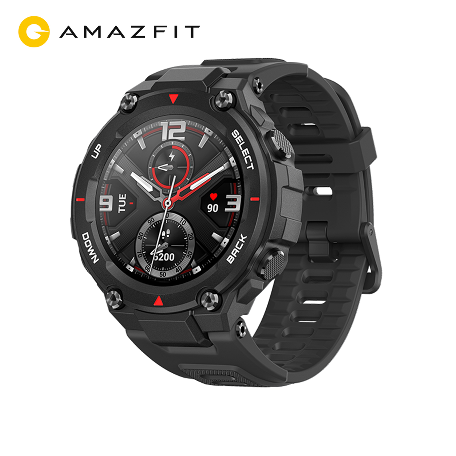 Original Amazfit T rex T-rex Smartwatch for men 5ATM Smart Watch Control Music GPS 20 days battery life MIL-STD for Androidg, Rock black
Original Amazfit T rex T-rex Smartwatch for men 5ATM Smart Watch Control Music GPS 20 days battery life MIL-STD for Androidg, Rock black