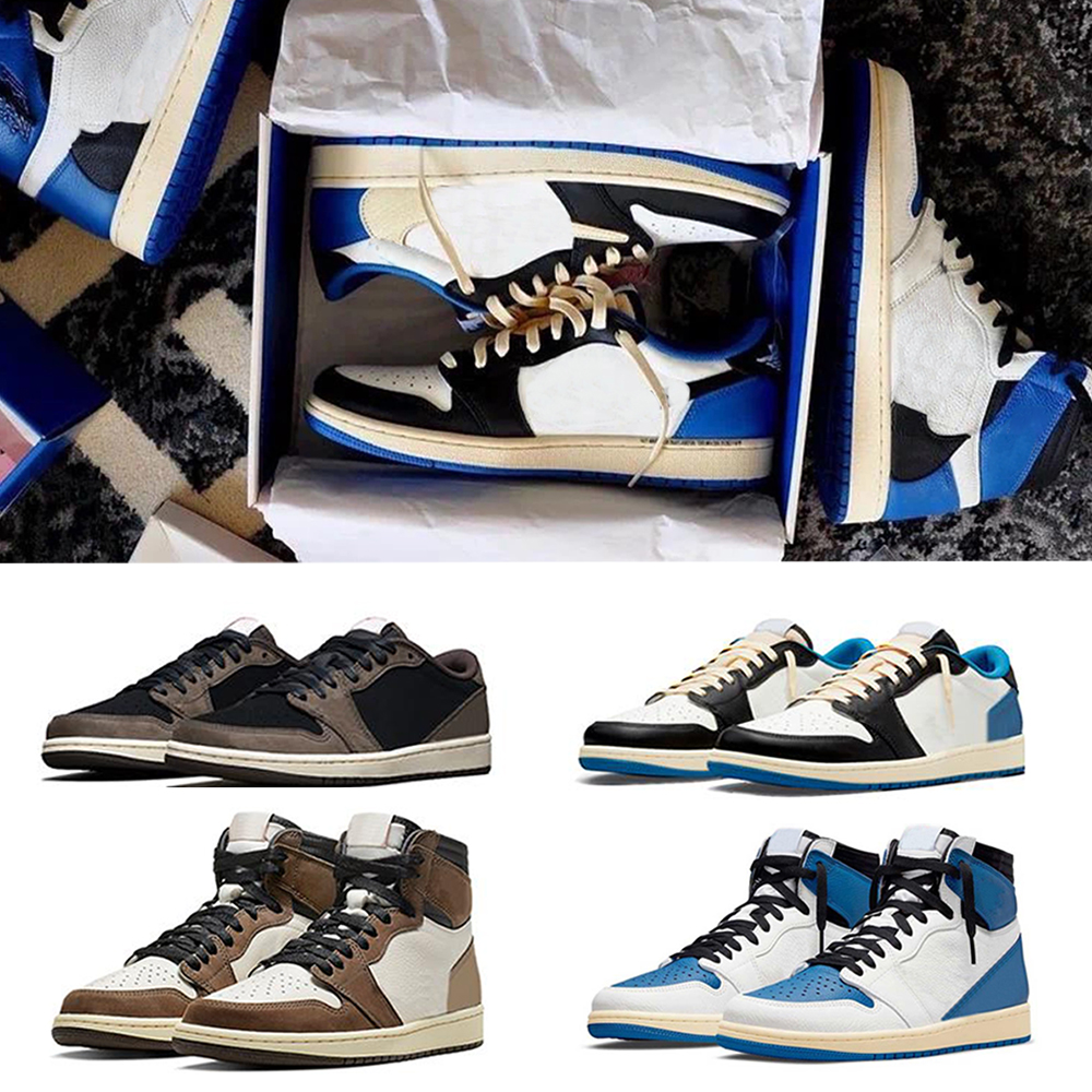 Fragment 1 Low/high OG SP Designer basketball shoes Men Women footwear Military Blue TS Black Sail Shy Sports Sneaker Outdoor Trainers, Ts low
Fragment 1 Low/high OG SP Designer basketball shoes Men Women footwear Military Blue TS Black Sail Shy Sports Sneaker Outdoor Trainers, Ts low