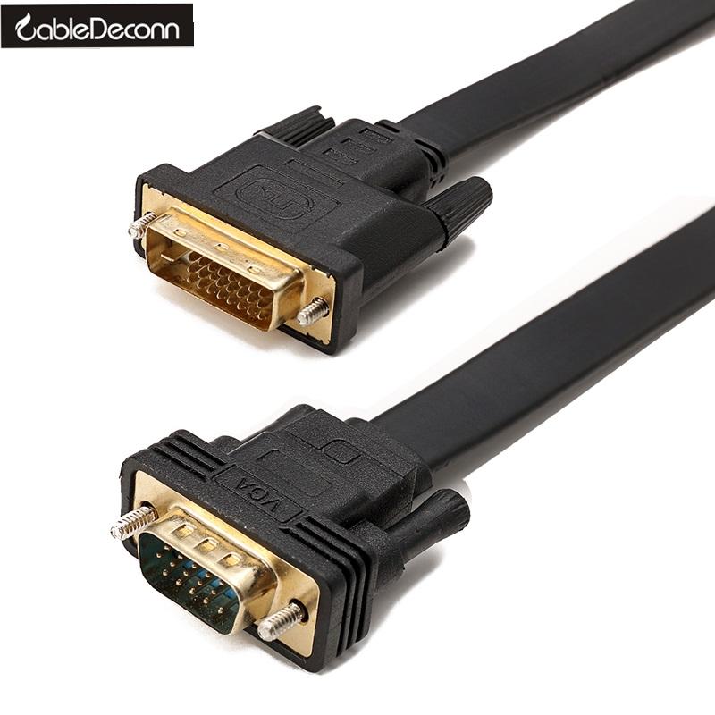 Cable DVI Male To Converter Digital Video For PC Monitor HDTV Projector Cables & Connectors
Cable DVI Male To Converter Digital Video For PC Monitor HDTV Projector Cables & Connectors