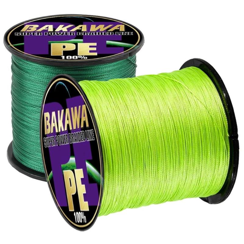 

Braid Line BAKAWA Braided Fishing Japan Multifilament 100% PE 4/8 Trands 300M 500M 12LB To 120LB Sea Saltwater Carp Weave