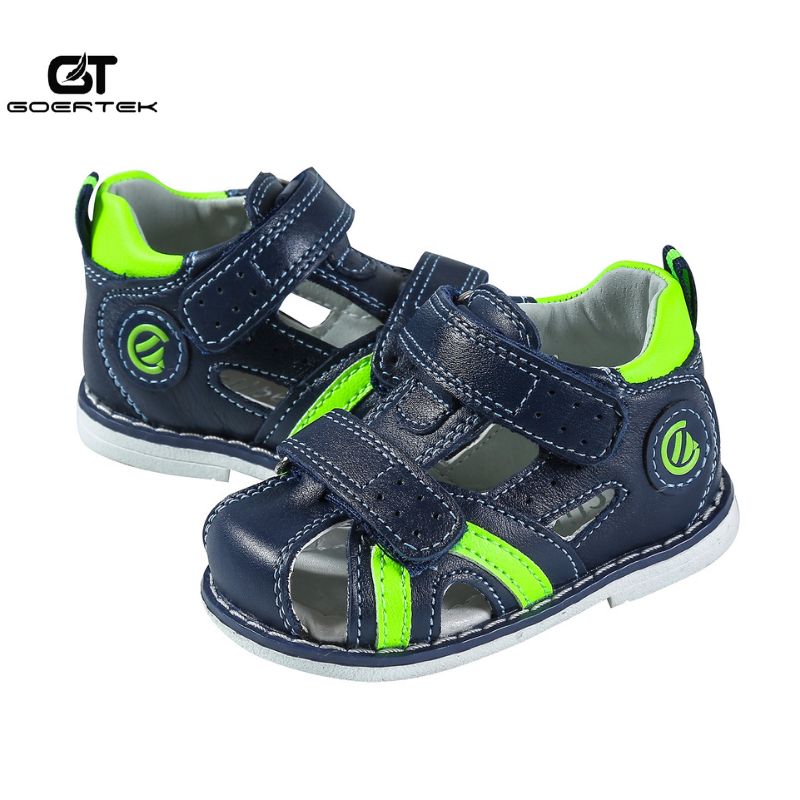 GT GOERTEK Genuine Leather Toddler Sandals Boys Closed Toe Summer Shoes Orthopedic Sandal Shoes for Boys Baby Sandals 19-22, Dk.blue-blue
GT GOERTEK Genuine Leather Toddler Sandals Boys Closed Toe Summer Shoes Orthopedic Sandal Shoes for Boys Baby Sandals 19-22, Dk.blue-blue