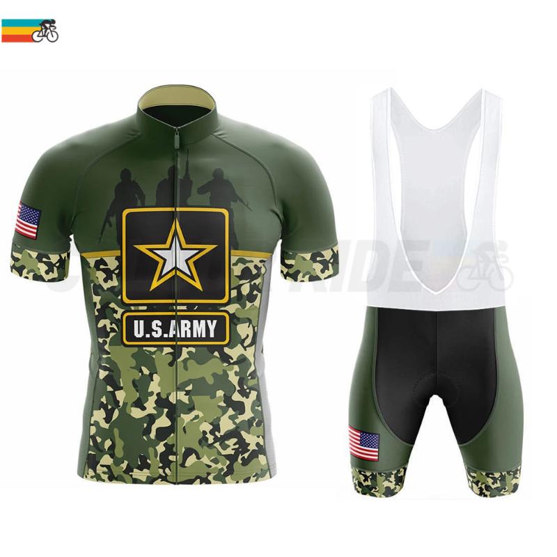 Racing Sets Cycling Jersey Set Men Bike Clothing Short Sleeve Summer Camouflage Commando US Army Fashion Bicycle Uniform MTB Ride Wear, Top 1
Racing Sets Cycling Jersey Set Men Bike Clothing Short Sleeve Summer Camouflage Commando US Army Fashion Bicycle Uniform MTB Ride Wear, Top 1