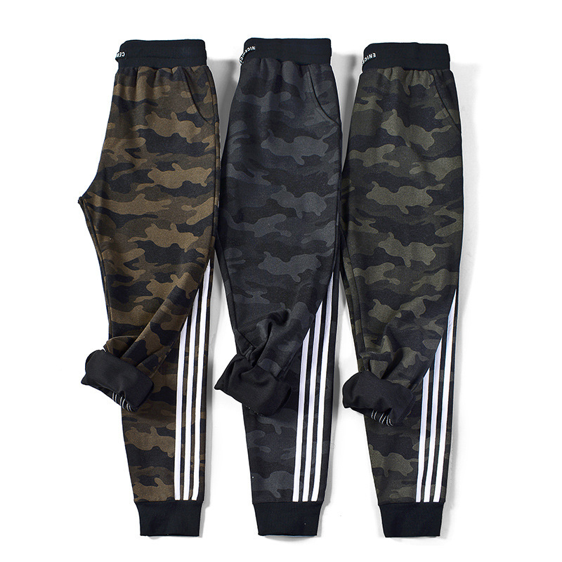 Spring Sweatpants Women Casual Camo Harem Pants Loose Trousers for White Striped Side Sweat Female Plus Size 210428