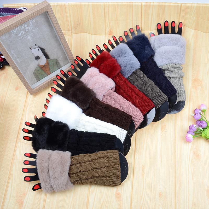 Five Fingers Gloves 1 Pair Winter Outdoor Office Warm Typing Solid Color Fashion Sleeve Fleece Twist Knitted Arm Cover For Women Girl
Five Fingers Gloves 1 Pair Winter Outdoor Office Warm Typing Solid Color Fashion Sleeve Fleece Twist Knitted Arm Cover For Women Girl
