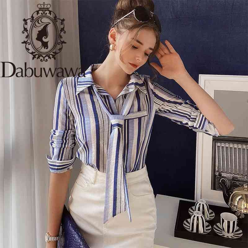 Dabuwawa Casual Striped Shirt Women Spring Autumn Long Sleeve Button Tie Shirt Fashion Women's Shirt Spring Top DO1AST032 210520, White
Dabuwawa Casual Striped Shirt Women Spring Autumn Long Sleeve Button Tie Shirt Fashion Women's Shirt Spring Top DO1AST032 210520, White