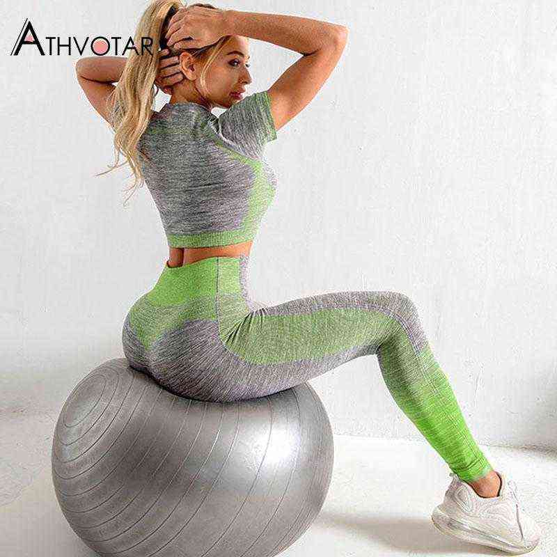 Seamless Fitness Leggings Women Push Up Activewear Leggins Mujer Knitting Workout Jegging Femme 211204