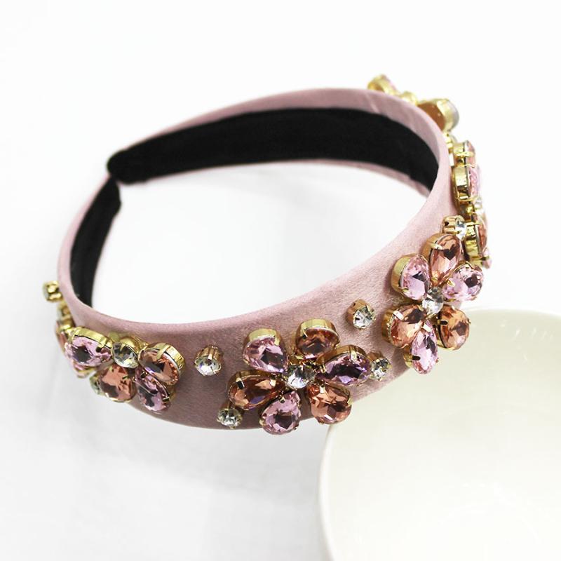 Hair Clips & Barrettes Baroque Headband Pink Crystal Flower Wedding Accessories Crown Rhinestone Beads Hairband For Women Vintage Headdress, Golden;silver
Hair Clips & Barrettes Baroque Headband Pink Crystal Flower Wedding Accessories Crown Rhinestone Beads Hairband For Women Vintage Headdress, Golden;silver