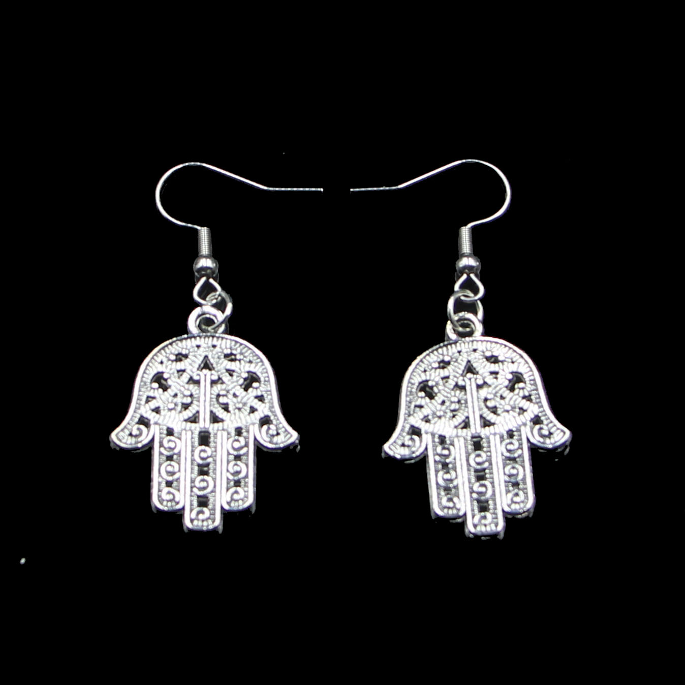 New Fashion Handmade 28*21mm Hamsa Palm Protection Earrings Stainless Steel Ear Hook Retro Small Object Jewelry Simple Design For Women Girl Gifts
New Fashion Handmade 28*21mm Hamsa Palm Protection Earrings Stainless Steel Ear Hook Retro Small Object Jewelry Simple Design For Women Girl Gifts