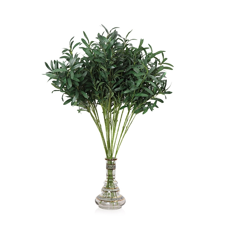 Simulated floral props branch money olive leaf green plant artificial flower living room window decoration
Simulated floral props branch money olive leaf green plant artificial flower living room window decoration